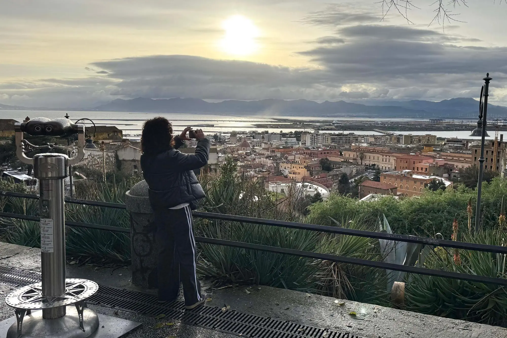 Cagliari, fine dell'allerta meteo (foto Max Solinas)