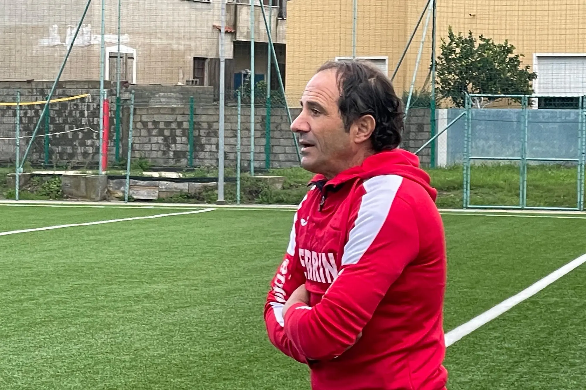Sebastiano Pinna, da dicembre 2018 allenatore della Ferrini (foto Spignesi)