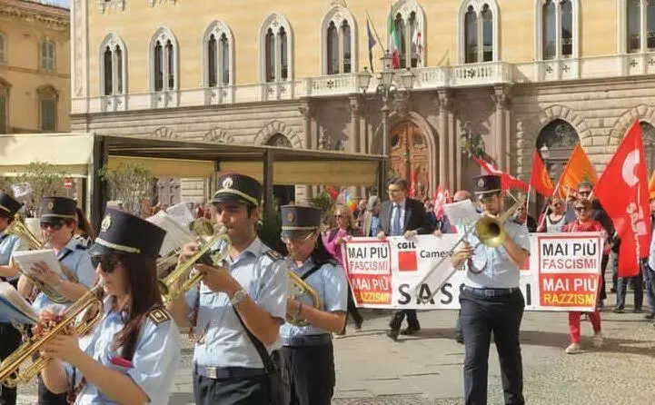 La manifestazione a Sassari