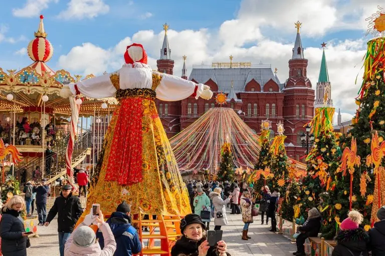 Una festa di Carnevale in Russia