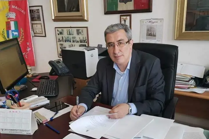 Il sindaco Umberto Oppus (foto Sirigu)