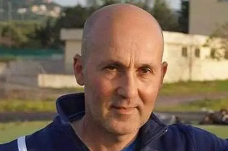 Cantara, allenatore della Nuorese (foto Serreli)