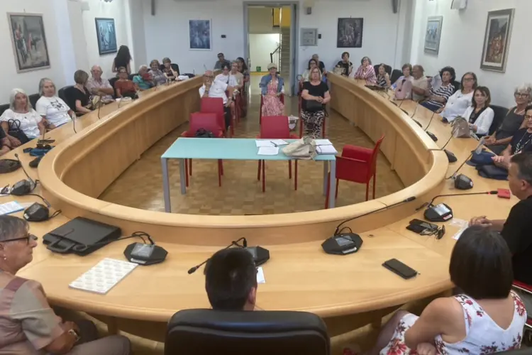La presentazione dell'Università tre età a Porto Torres (foto Pala)